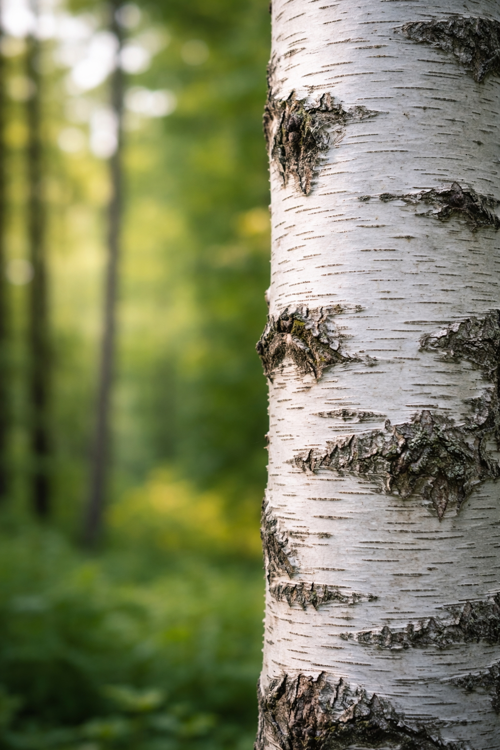 Bouleaux en forêt
